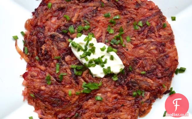 Barbabietola e patate Hash
