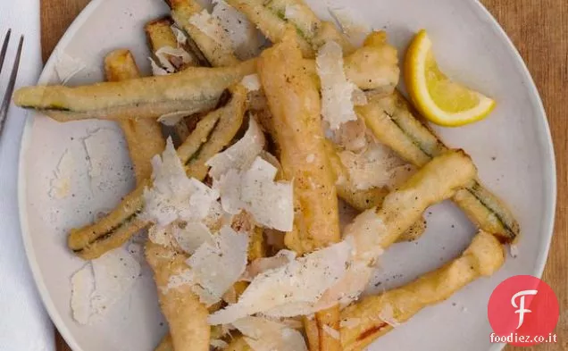 Zucchine Fritte con Parmigiano-Reggiano e Limone di ' Franny's