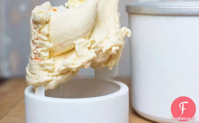 Formaggio di capra Gelato al nasturzio