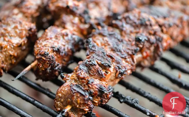 Spiedini di agnello al cumino piccante