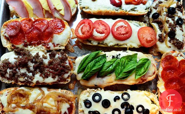 Pizze di pane francese