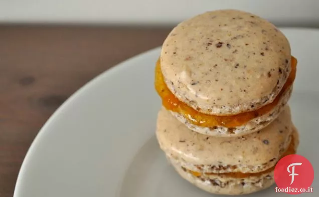 Nocciola Albicocca Macarons