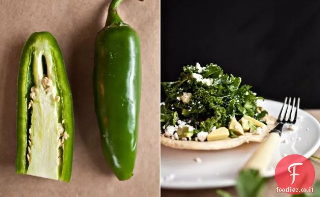 Jalapeno e Lime Marinato Cavolo Tostada