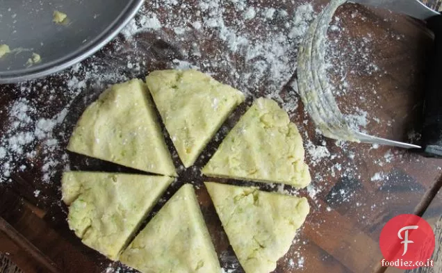 Focaccine al latticello al lime