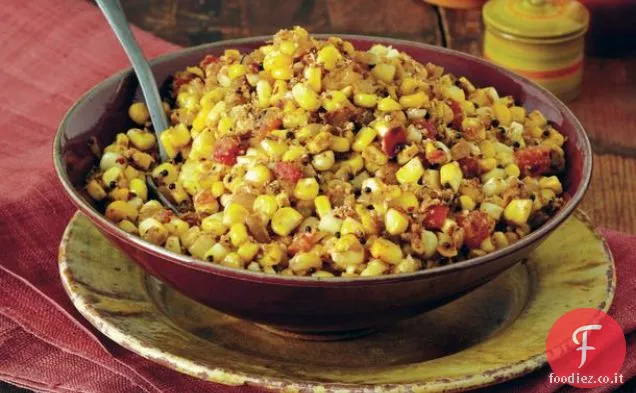Mais dolce con Cocco tostato (Thénga Makkaí) dalla cucina indiana Spiegato