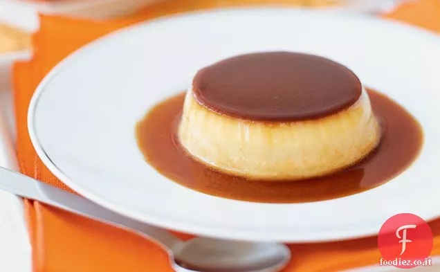 Flan di cocco con caramello al caffè