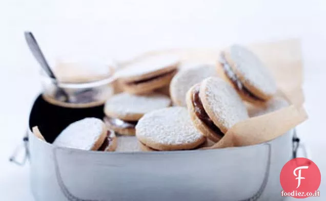 Biscotti al burro con Dulce de Leche