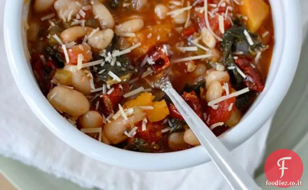 Minestrone di cavolo nero e zucca