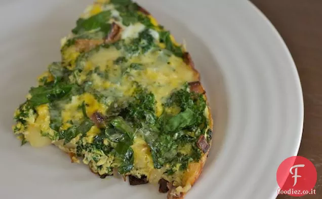 Pastinaca, Cipolla rossa, cavolo nero e frittata di Gouda