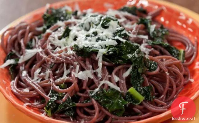Spaghetti ubriachi con cavolo nero