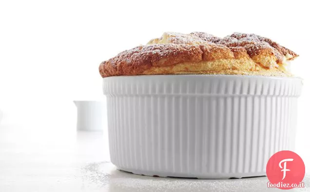 Soufflé di mandarino con Coulis di agrumi