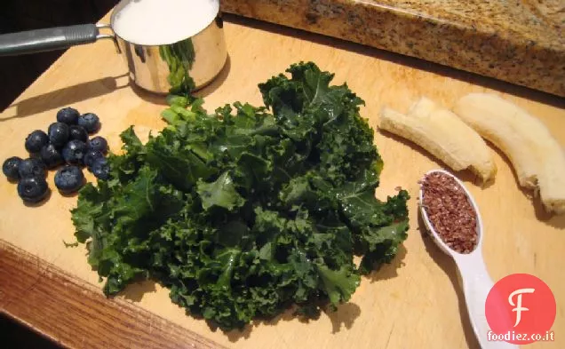 Frullato di mirtillo Banana Cavolo Nero