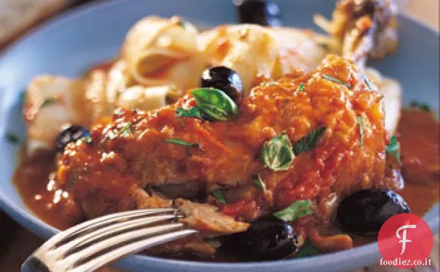 Stufato di pollo provenzale