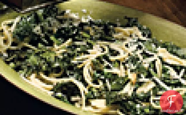 Spaghetti con cavolo brasato