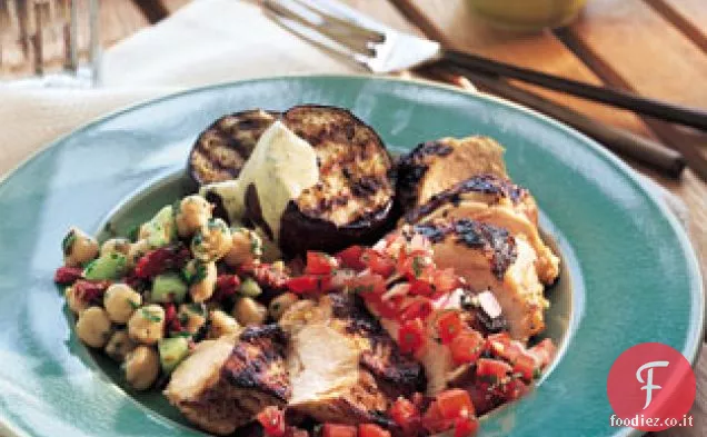 Tandoori-Pollo speziato con chutney di pomodoro e zenzero