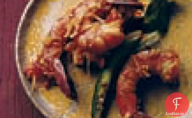 Curry di gamberi indiani