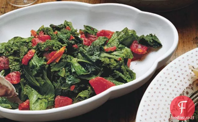Verdure padella con cumino e pomodori