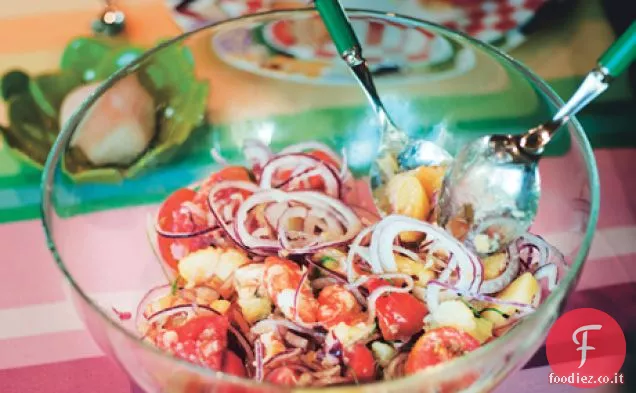 Insalata di gamberetti e patate