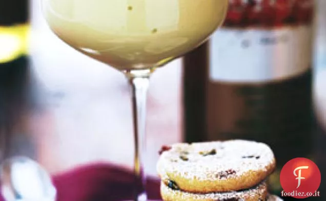 Moscato Zabaione con Biscotti di Farina di Mais