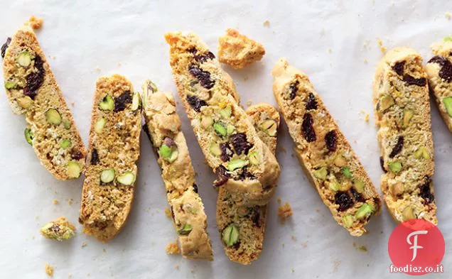 Biscotti al Pistacchio e Ciliegia secca