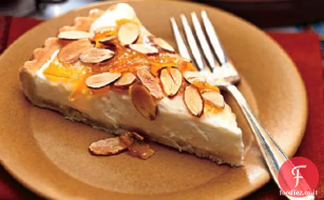 Crostata di Crema di Formaggio con Marmellata di Arance