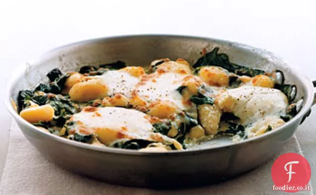 Gnocchi Gratinati con Spinaci e Ricotta