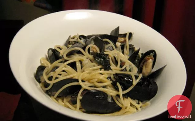 Cena di stasera: Linguine con Cozze e Cavoli