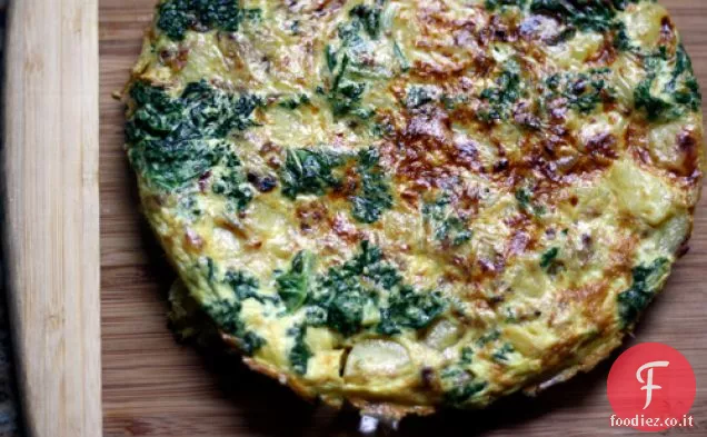 Cena stasera: Frittata di patate e cavoli