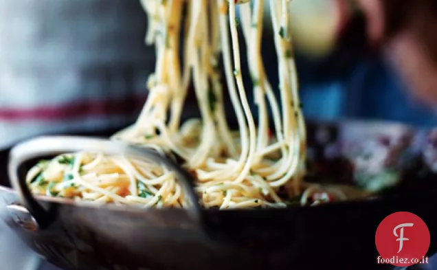 Spaghettini di Granchio Piccante al Limone conservato