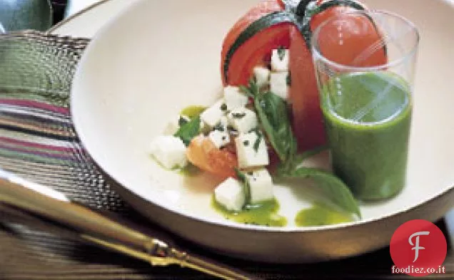 Pomodori Ripieni di Mozzarella Fresca e Basilico