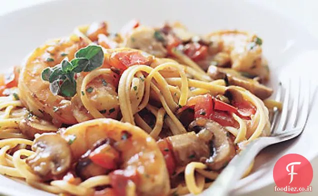 Fettuccine con Gamberi