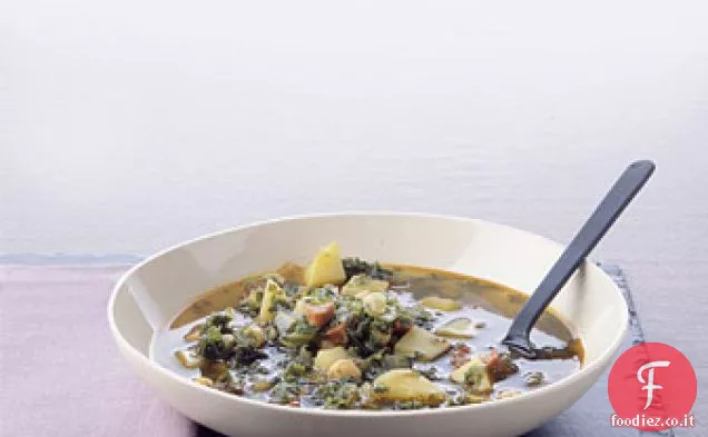 Zuppa di cavolo e ceci