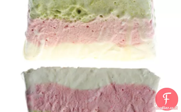 Semifreddo al Pistacchio, Fragola e Vaniglia