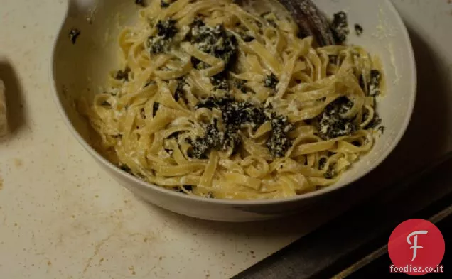 Tagliatelle con Cavolo Brasato e Ricotta