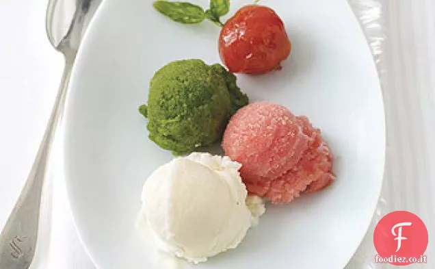 Pomodoro, Basilico e Ricotta Gelati