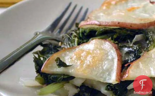 Verdure invernali e casseruola di patate