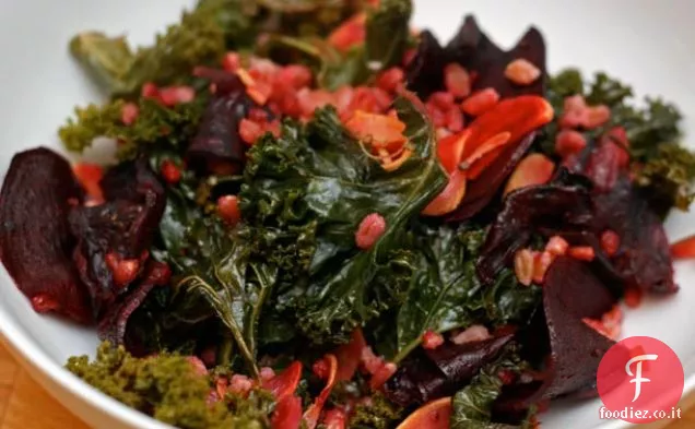 Cena stasera: Insalata di farro con cavolo arrosto e barbabietole