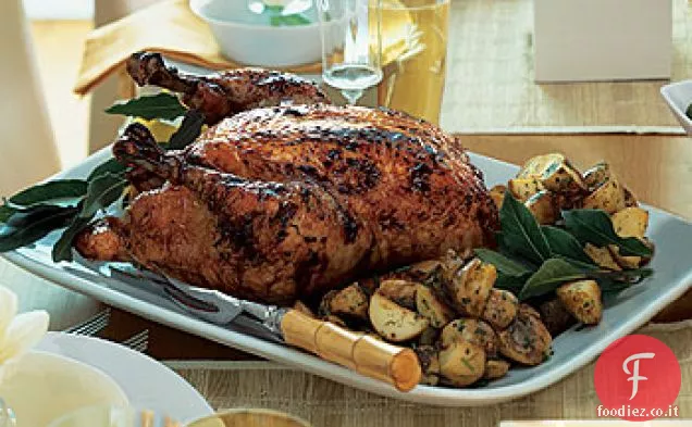 Pollo al limone glassato al miele