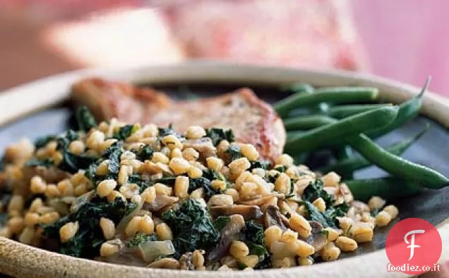 Grano con Funghi e verdure