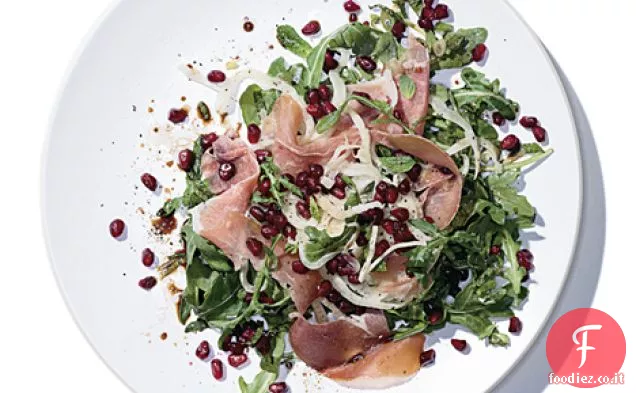 Insalata Mediterranea con Prosciutto e Melograno