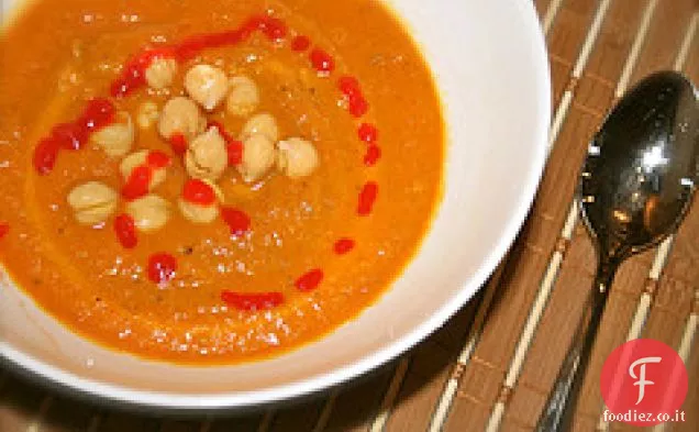 Zuppa di carote al curry