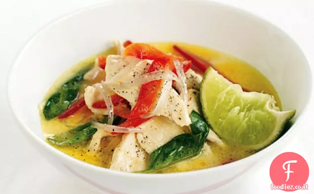 Curry di pollo verde tailandese