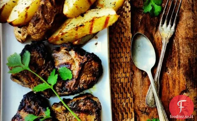 Costolette di agnello alla griglia speziate indiane