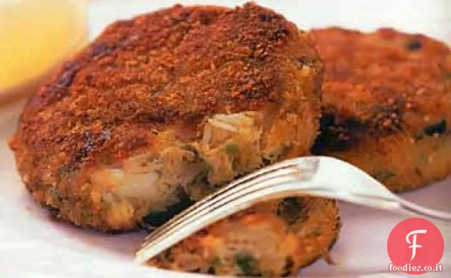 Torte di granchio alla diavola della Louisiana