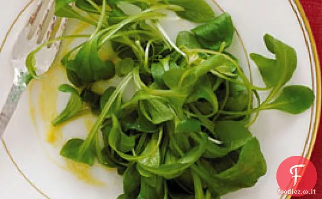 Insalata di Mâche con Vinaigrette creola