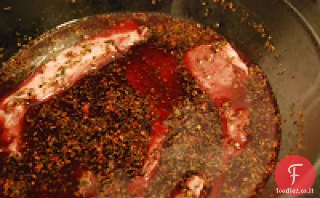 Agnello di Pasqua Naptime con salsa di immersione di yogurt alla menta