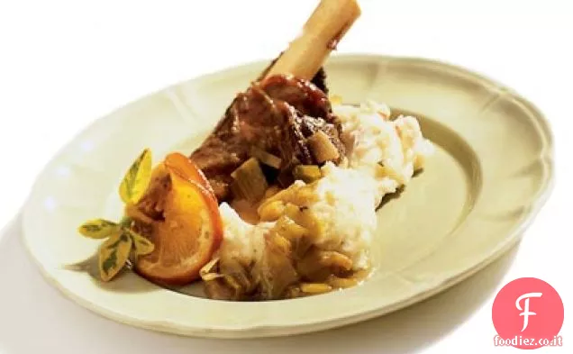Stinchi di agnello brasati al porto