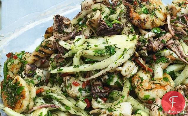 Insalata di frutti di mare, Finocchi e Lime dell 'Ottolenghi