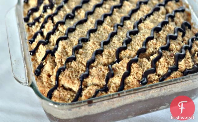 Torta di briciole di banana
