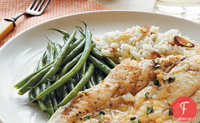 Sogliola con Salsa al Burro di Dragoncello